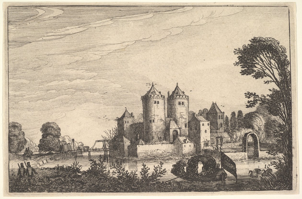 O castelo, ca. 1616 de Jan van de Velde II