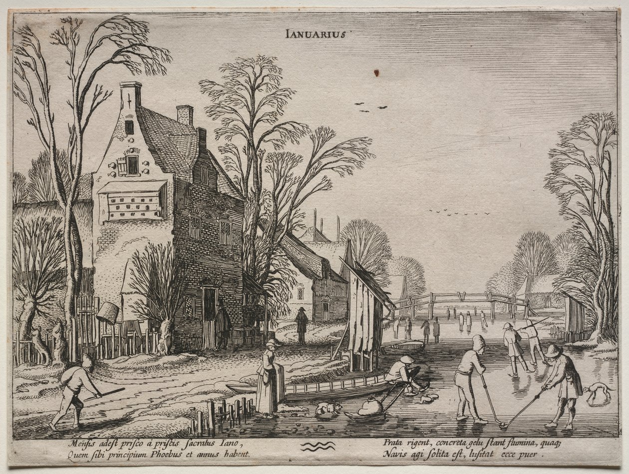 Os Doze Meses: Janeiro de Jan van de Velde II