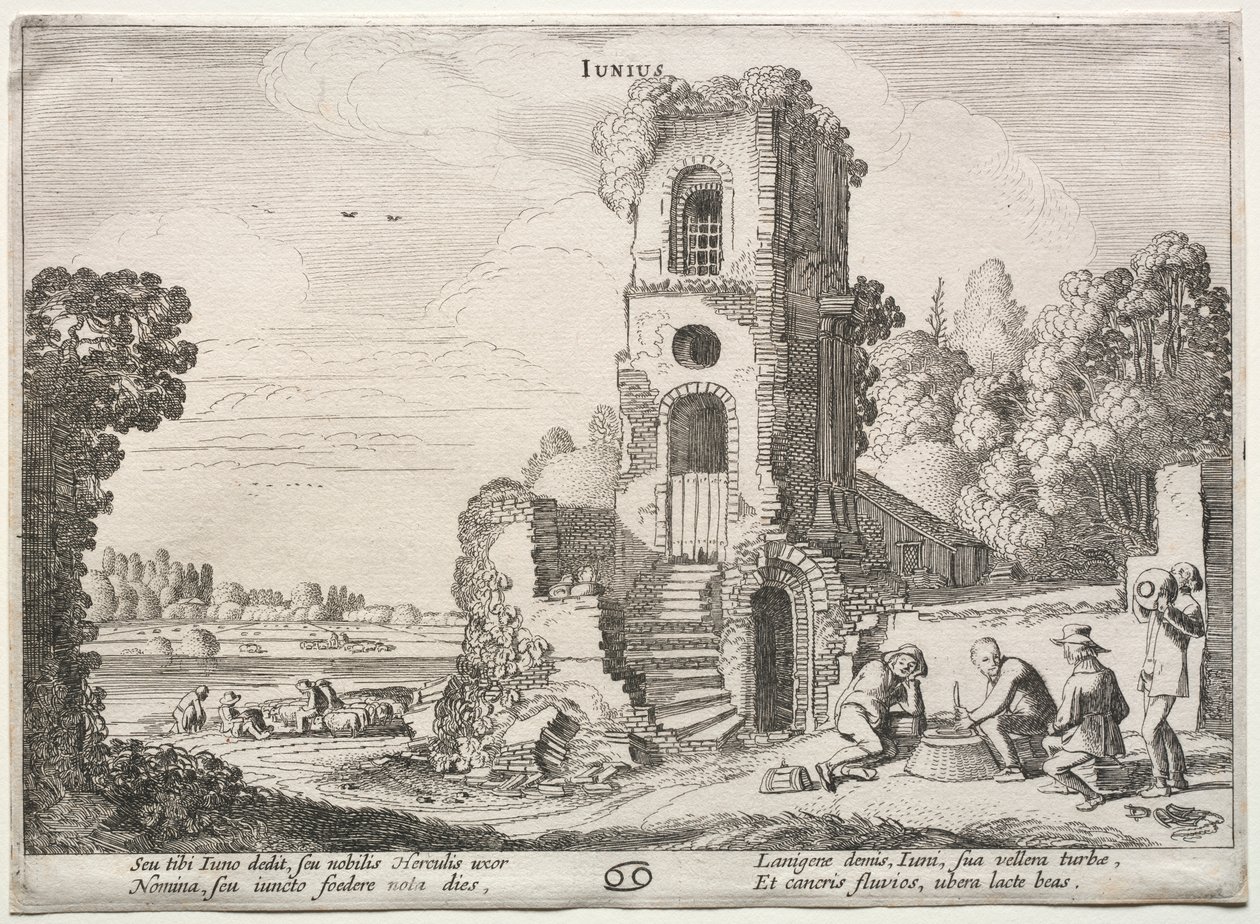 Os Doze Meses: Junho de Jan van de Velde II