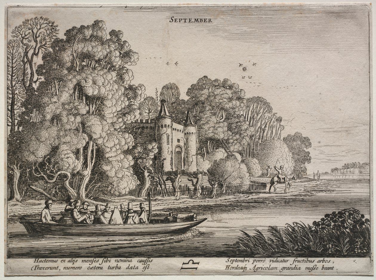 Os doze meses: setembro de Jan van de Velde II