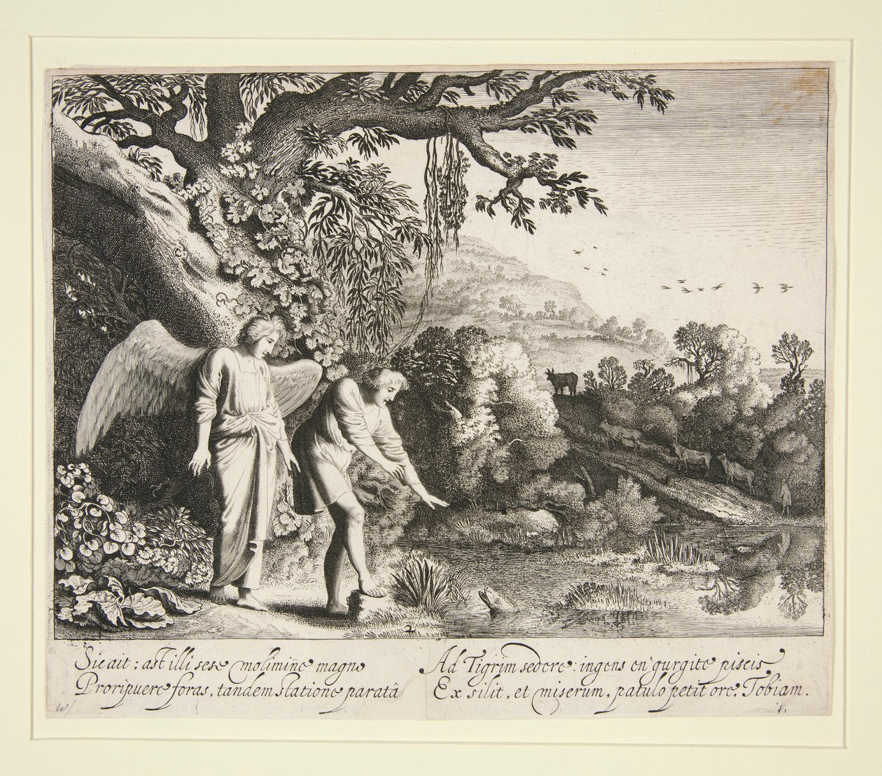 Tobias vê o Peixe, da História de Tobias de Jan van de Velde II