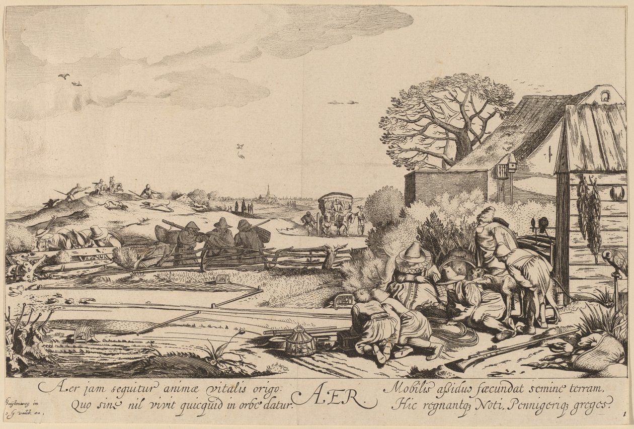 Ar de Jan van de Velde II after Willem Buytewech
