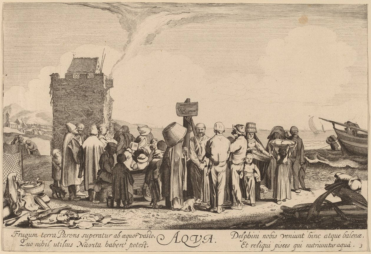 Água de Jan van de Velde II after Willem Buytewech