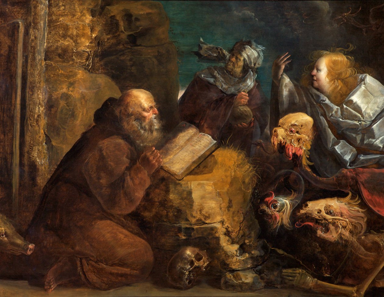 A tentação de Santo Antônio de Jan van de Venne