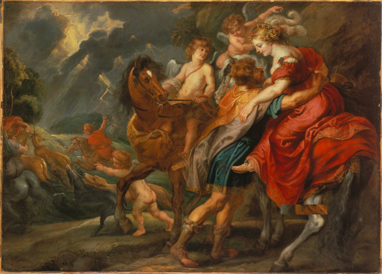 Dido e Eneias de Jan van den Hoecke