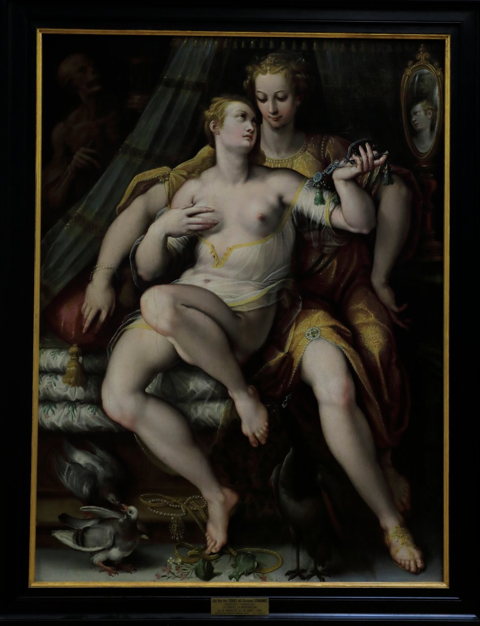 Vaidade, moderação e morte de Jan van der (1523 1605) Straet