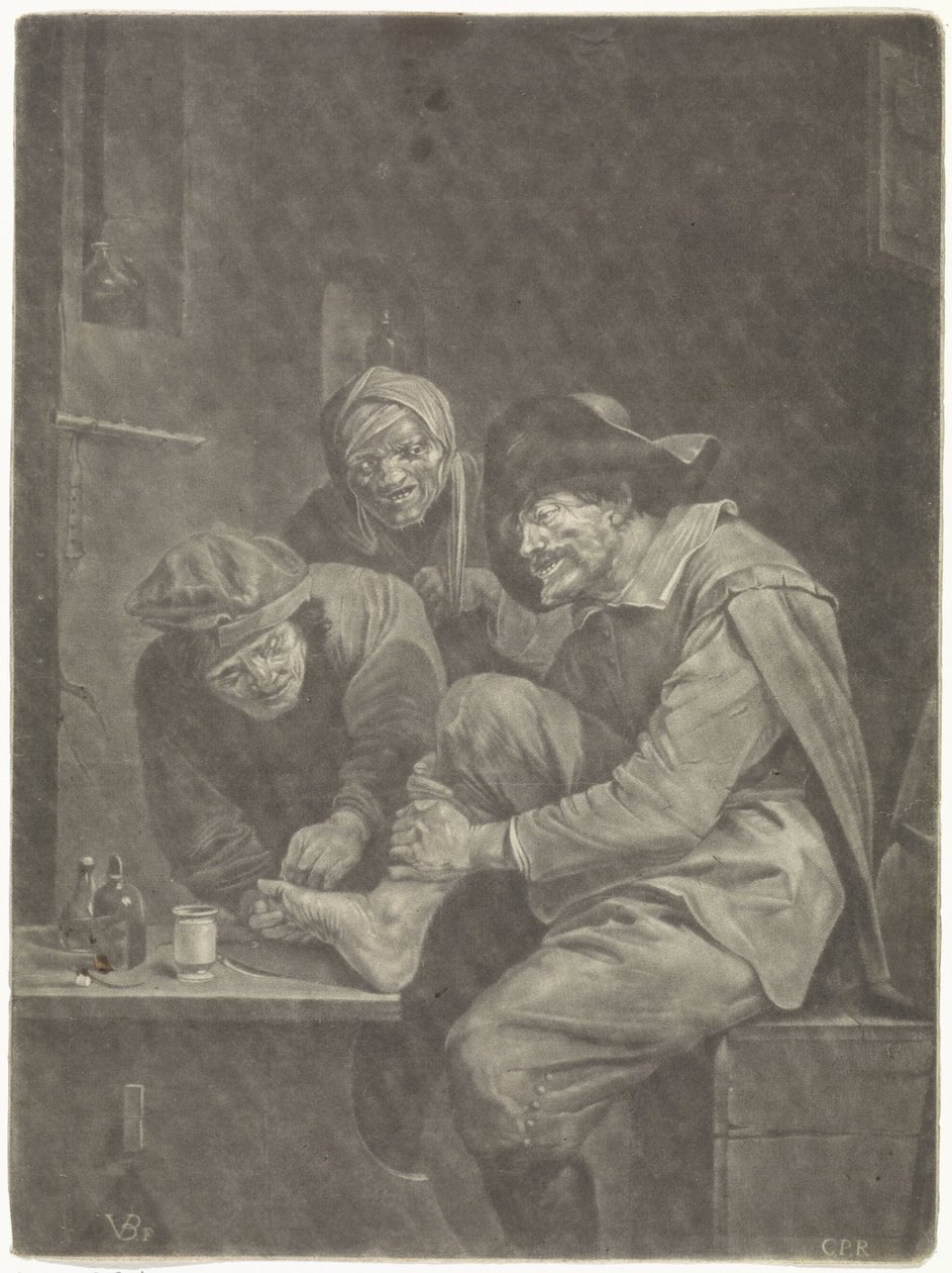Homem em um médico de Jan van der Bruggen