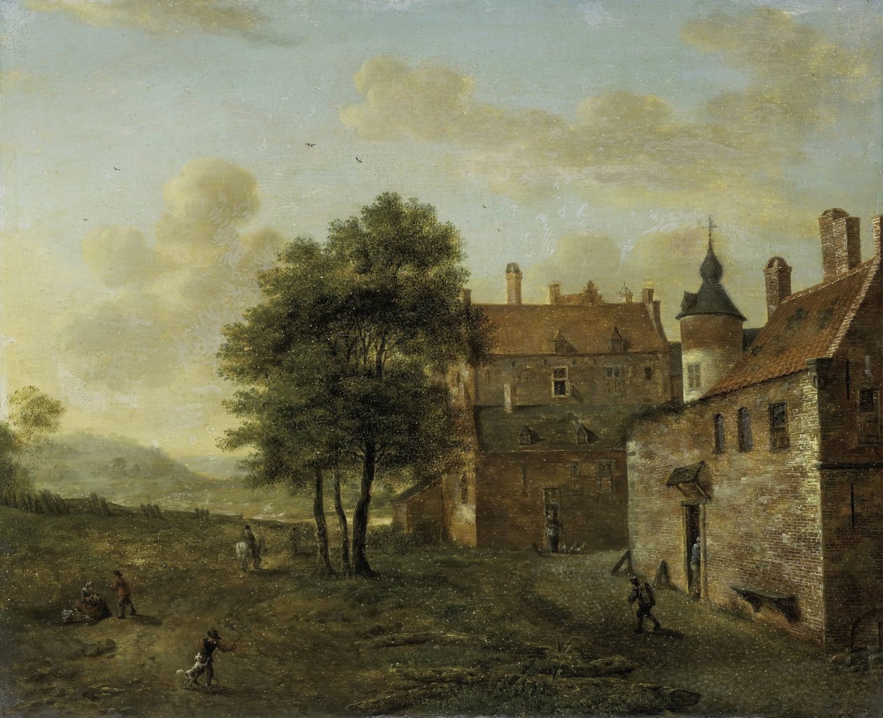 A casa de um país de Jan van der Heyden