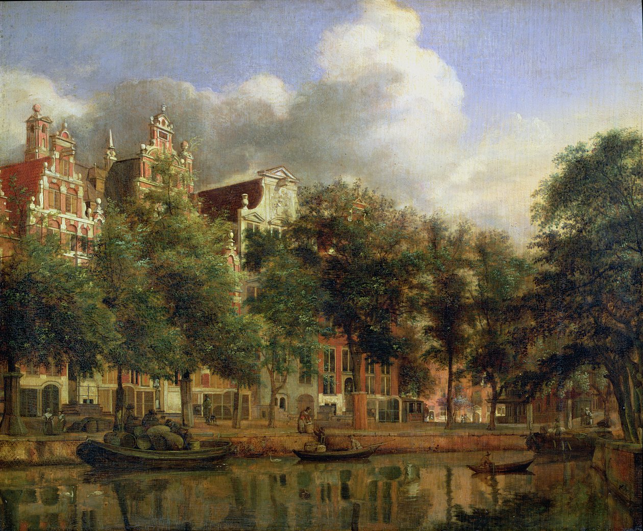 O Herengracht, Amesterdão de Jan van der Heyden
