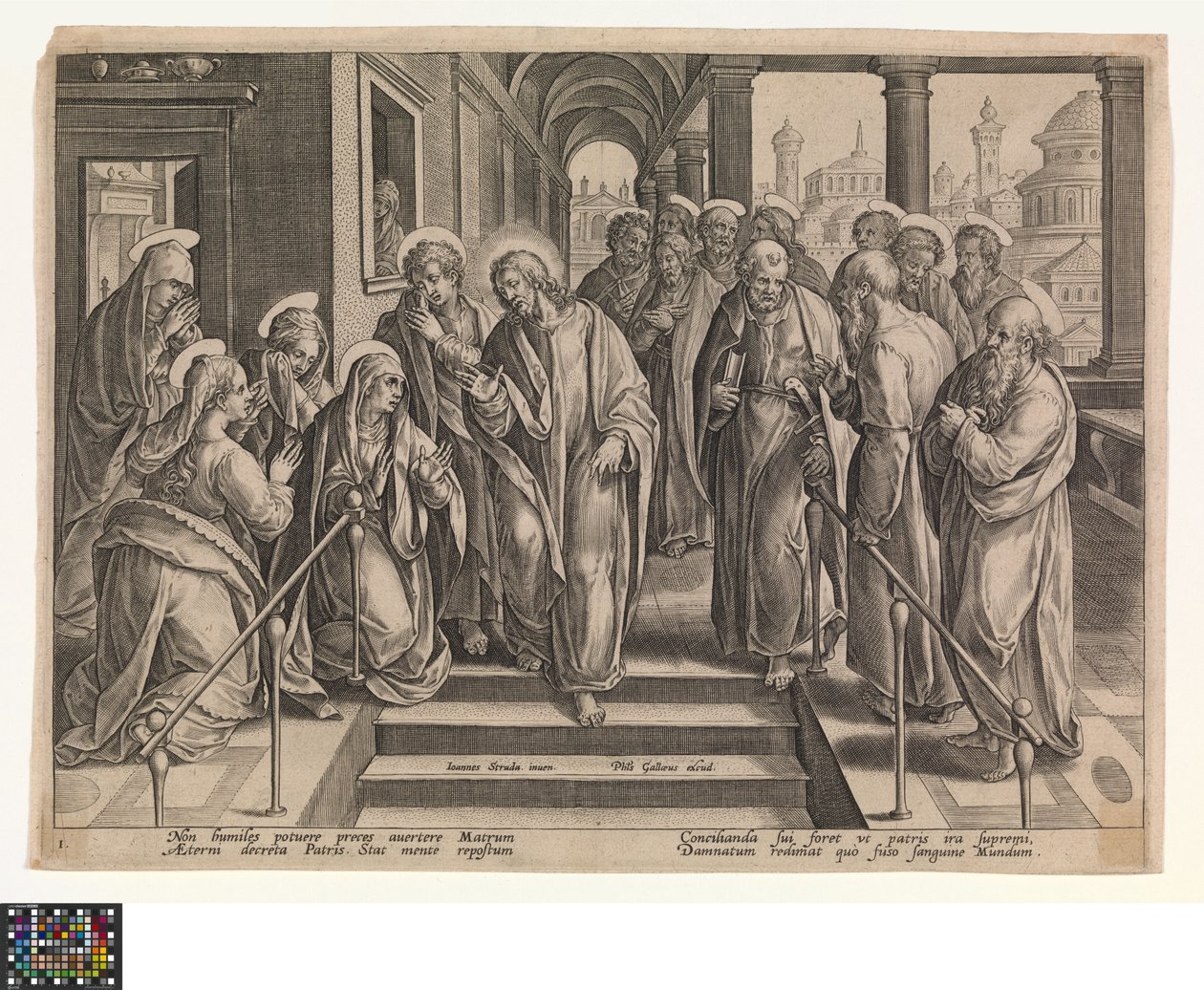 Cristo anuncia a sua Paixão de Jan van der Straet