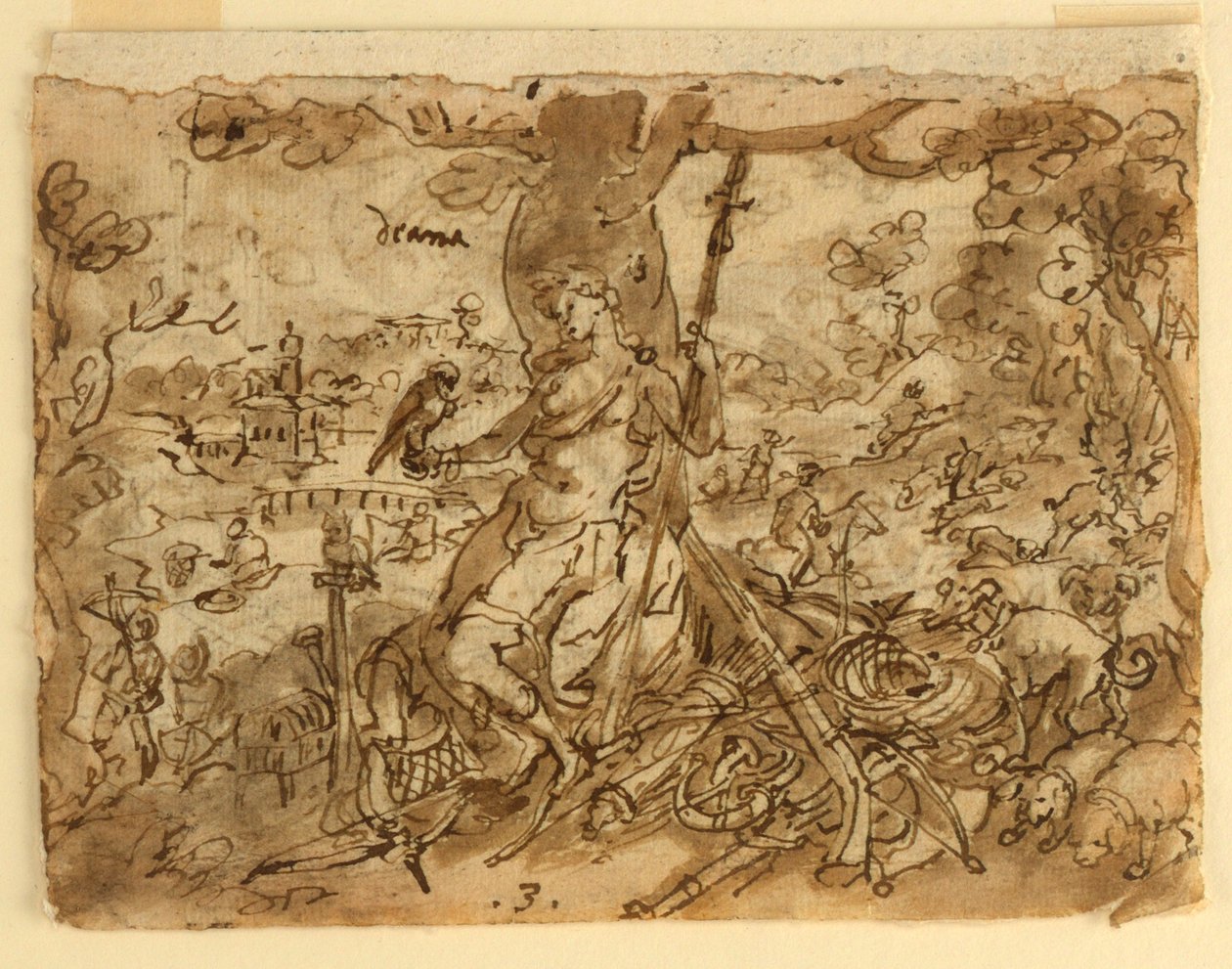 Diana (Caça) de Jan van der Straet, called Stradanus
