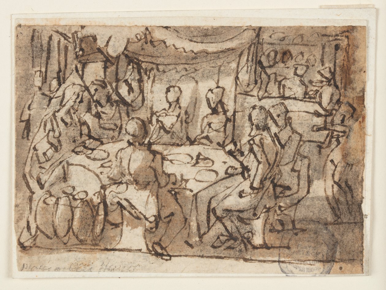 Casamento em Caná de Jan van der Straet, called Stradanus