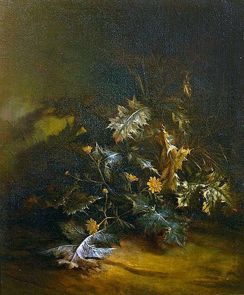 Cardos (óleo sobre tela) de Jan van the Elder Kessel