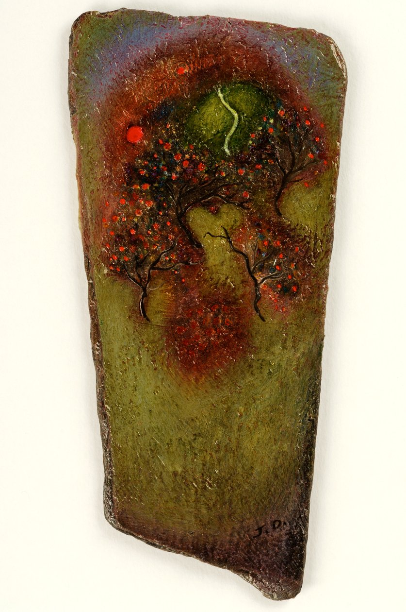The Orchard, 2006 (óleo sobre ardósia) de Jane Deakin
