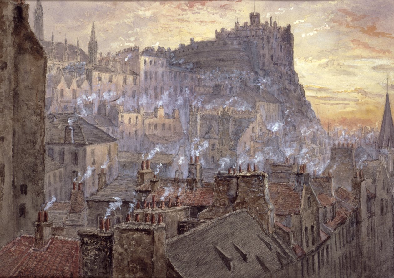 Castelo de Edimburgo from George IV Bridge de Jane Stewart Smith