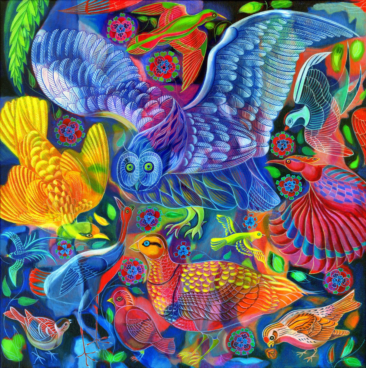 Pássaros, 2010, de Jane Tattersfield