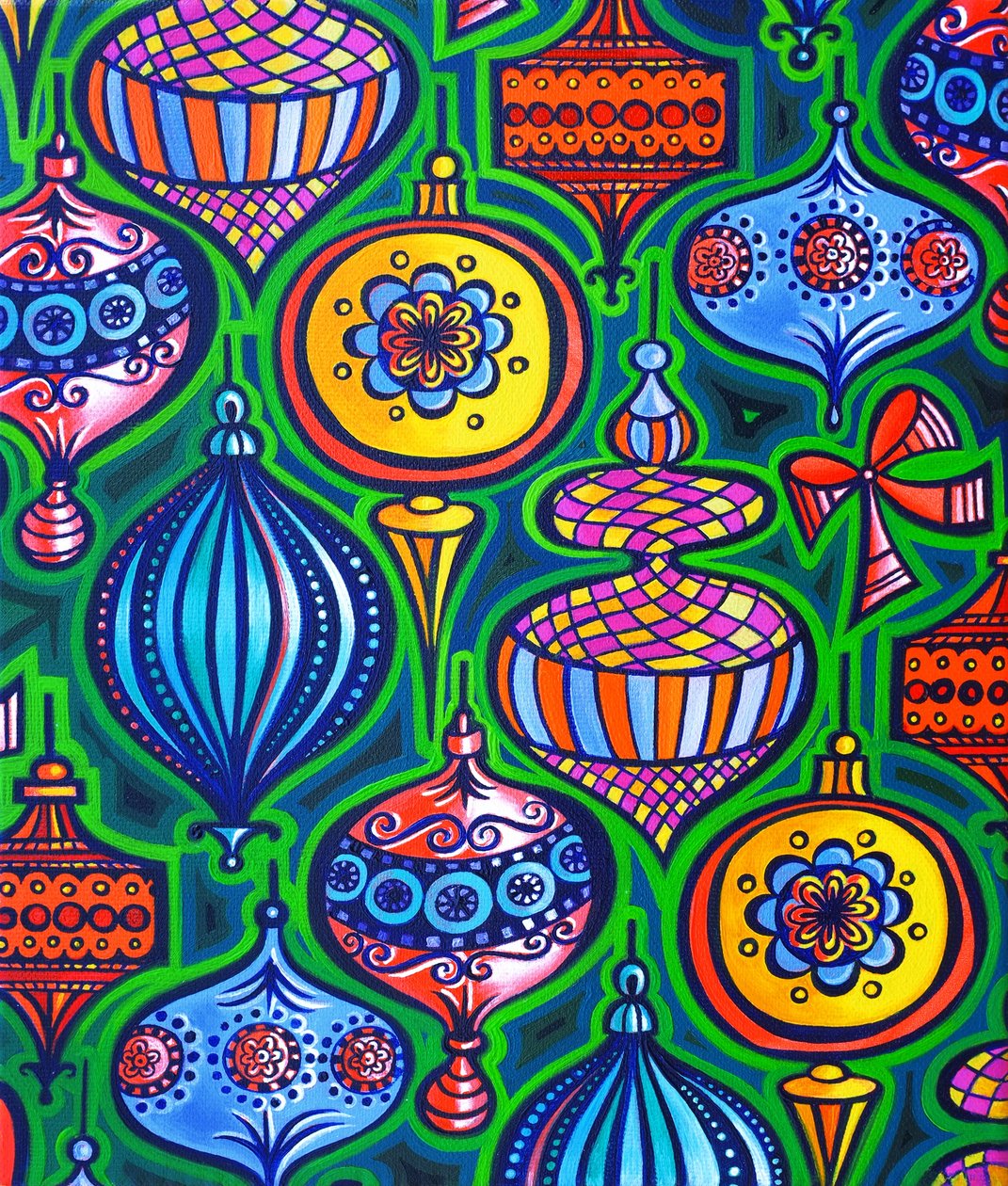 Baubles de Natal, 2015, de Jane Tattersfield