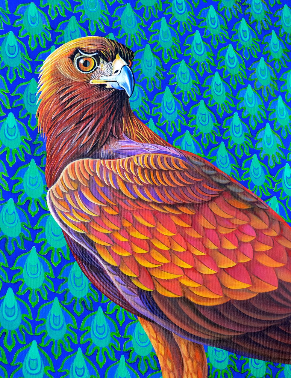 Águia dourada, 2017, de Jane Tattersfield
