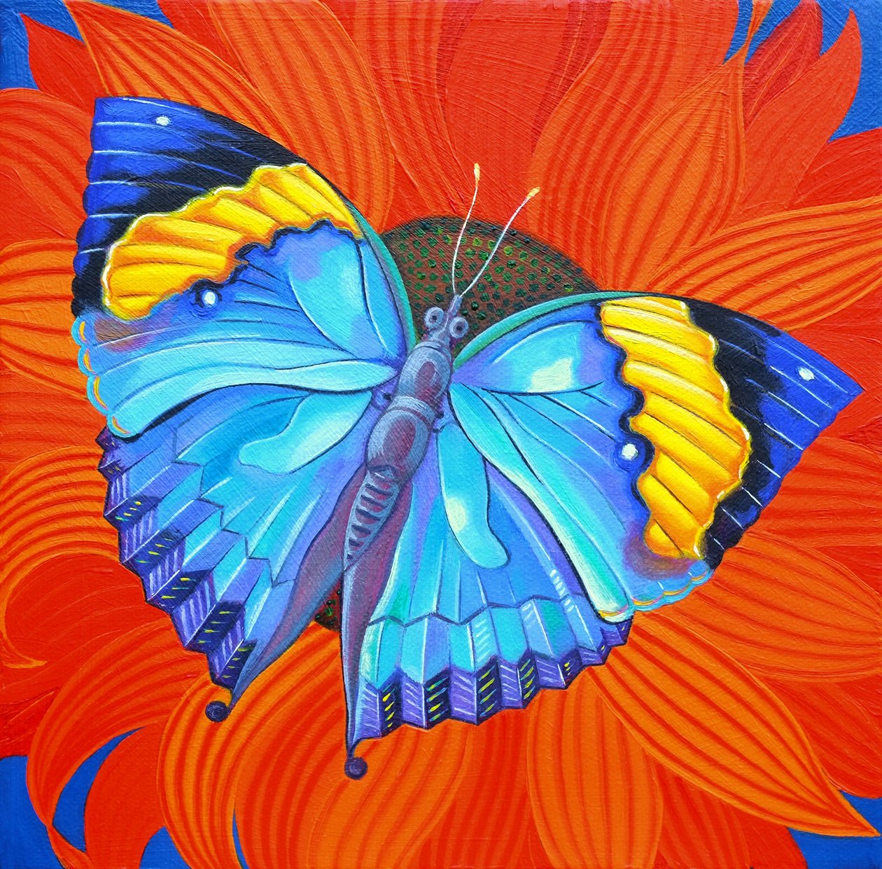 Borboleta De Folha Indiana, 2014, de Jane Tattersfield
