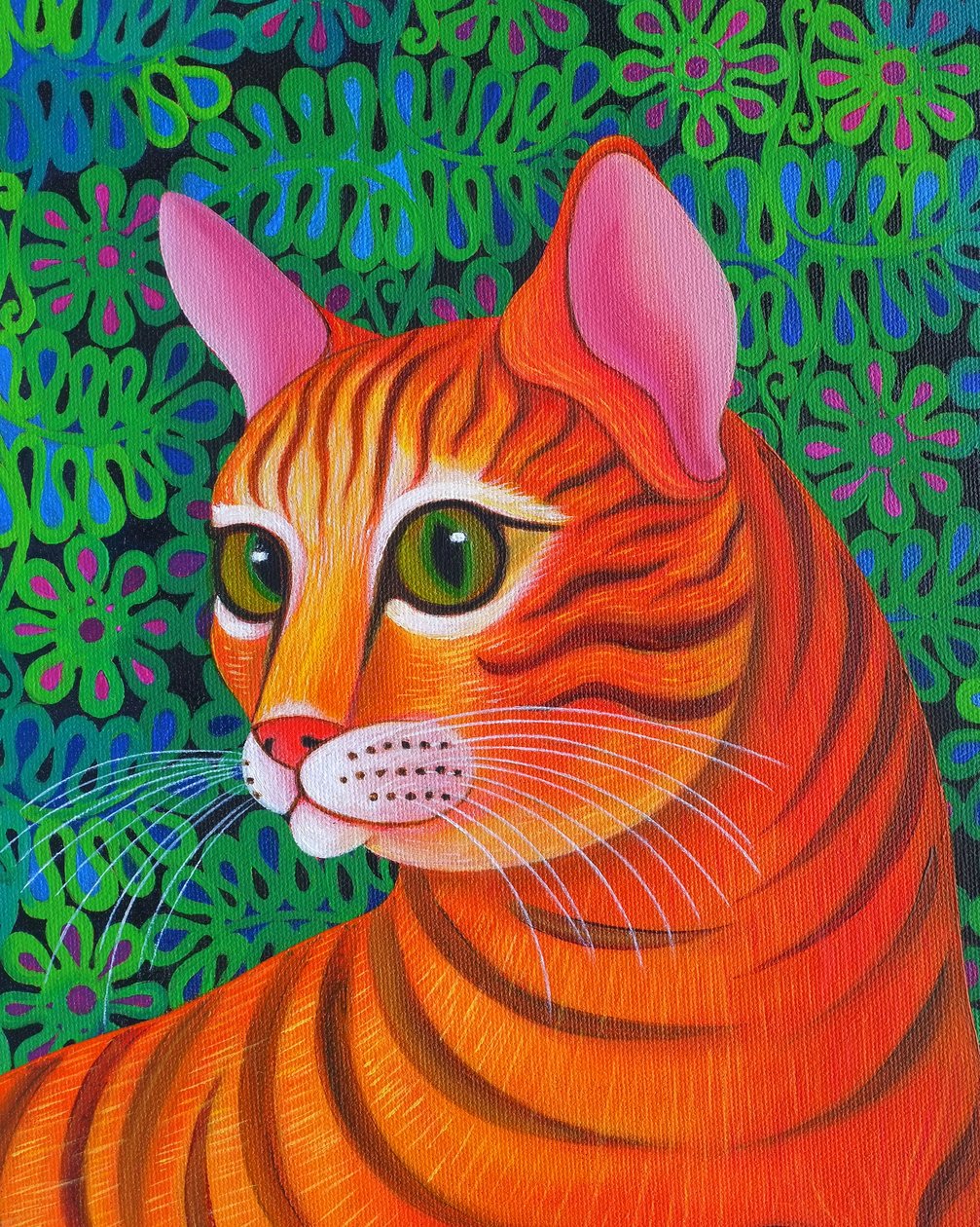 Gato Tigre, 2012, de Jane Tattersfield