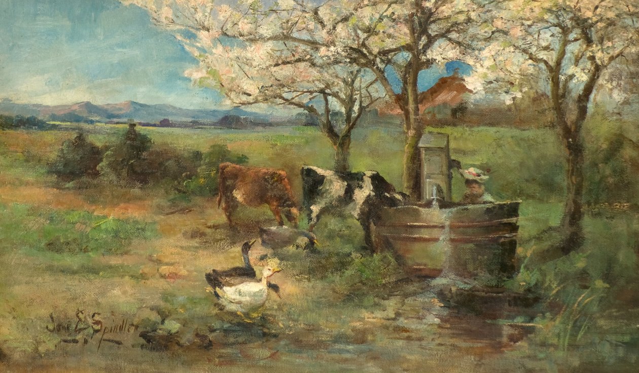 Primavera (óleo sobre tela) de Jane Elizabeth Spindler