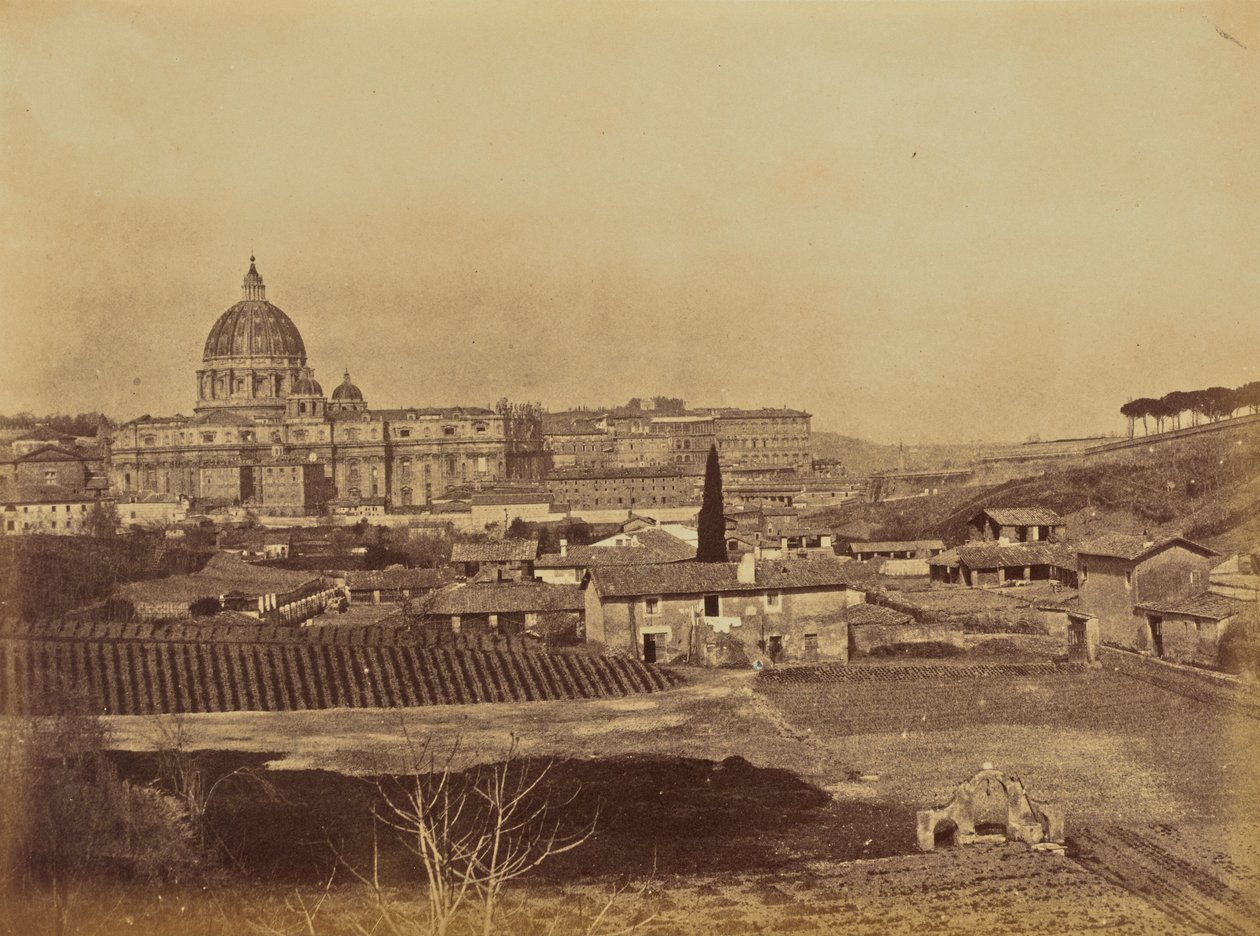 São Pedro visto de cima dos poços de areia, Roma de Jane Martha St. John