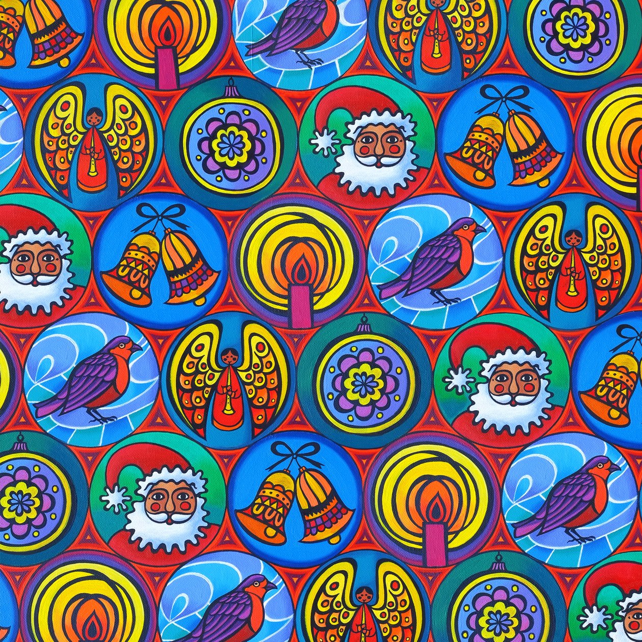 Christas em pequenos círculos, 2015, de Jane Tattersfield