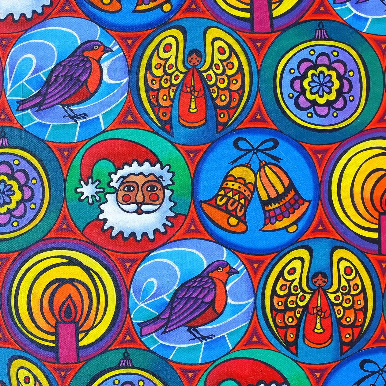 Natal em círculos, 2015, de Jane Tattersfield