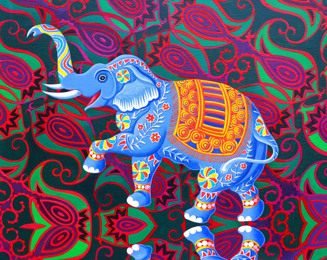 Elefante indiano, 2016, de Jane Tattersfield