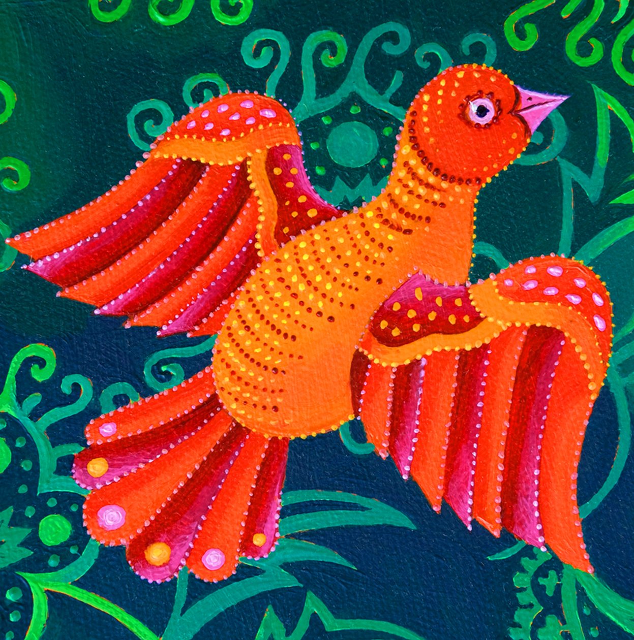 Orange Bird, 2019 de Jane Tattersfield