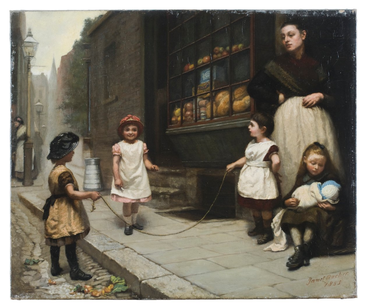 A corda de pular, 1883 de Janet Archer