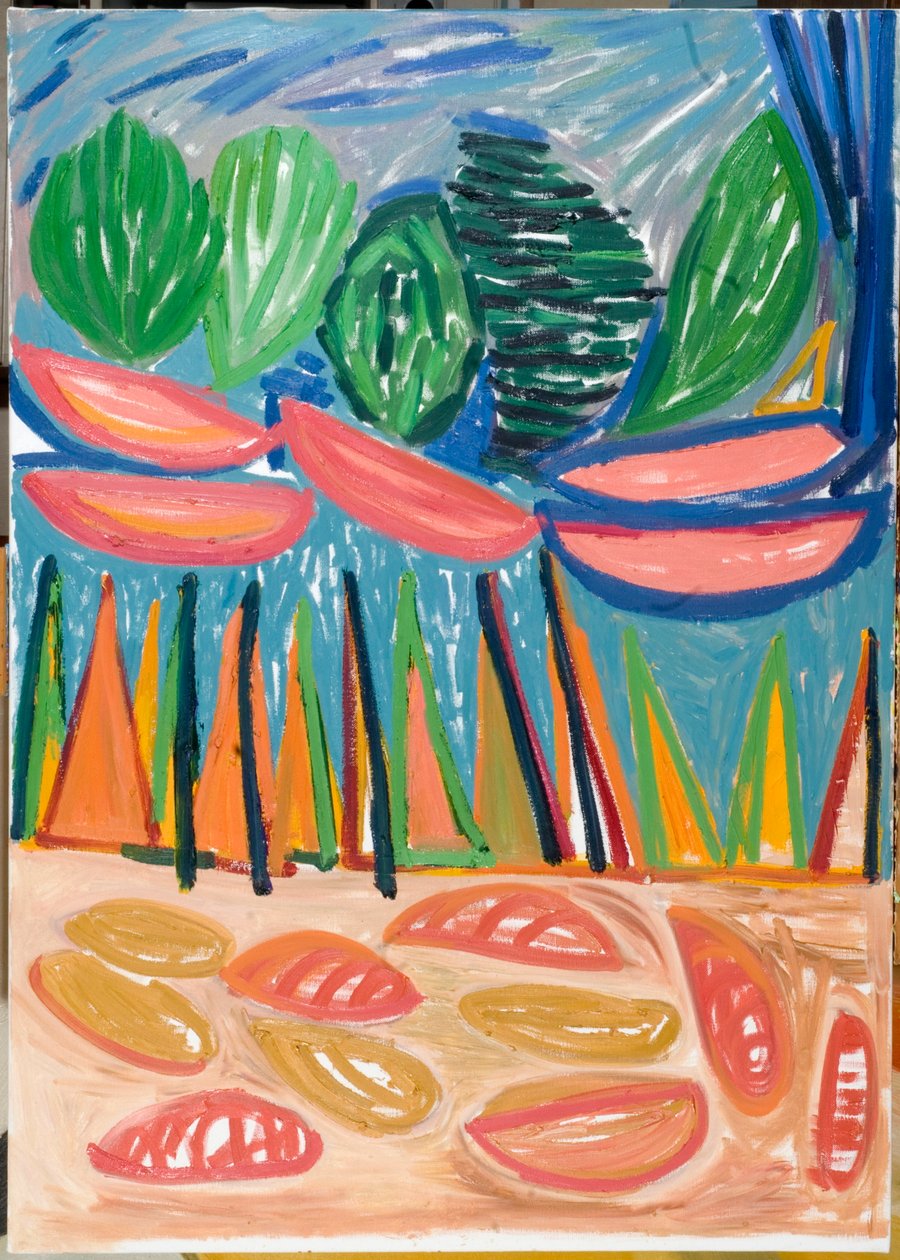 Estamos apenas invictos (i), 2007 (óleo sobre tela) de Janet McKenzie