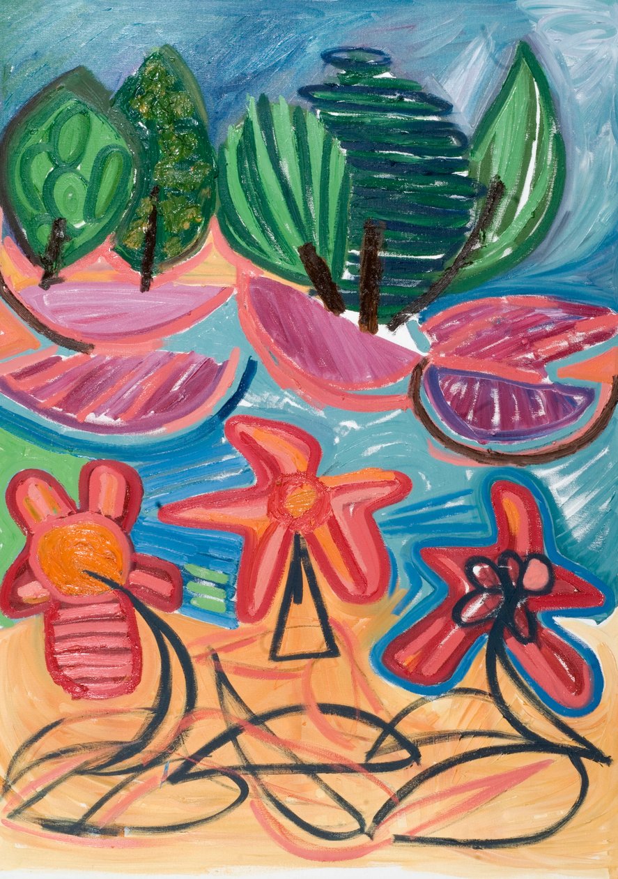 Estamos apenas invictos (iii), 2007 (óleo sobre tela) de Janet McKenzie