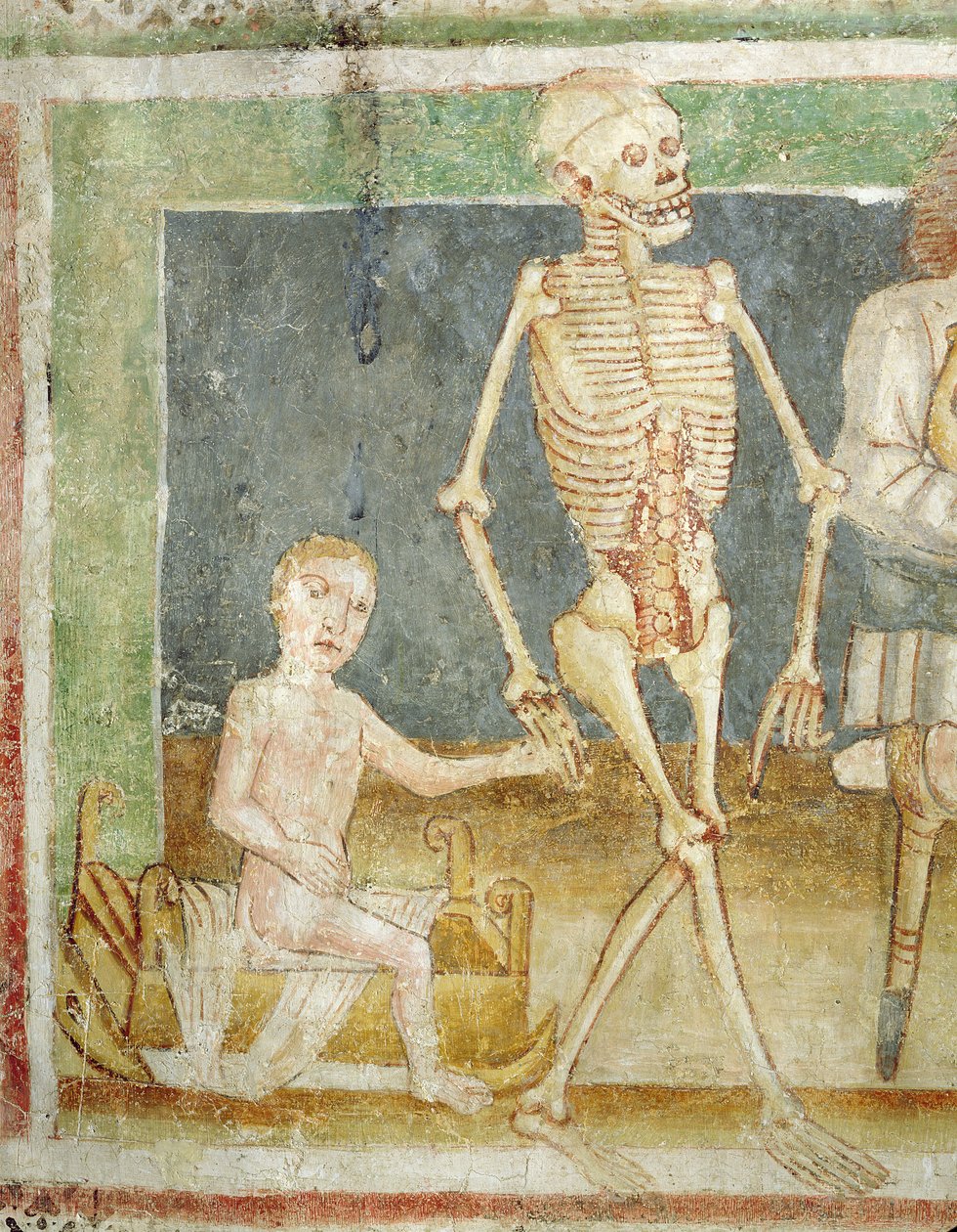 A dança da morte: a morte e a criança, 1490 de Janez Kastav