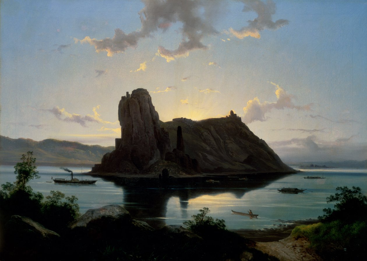 O Castelo de Deveny, Hungria de Janos Hofbauer