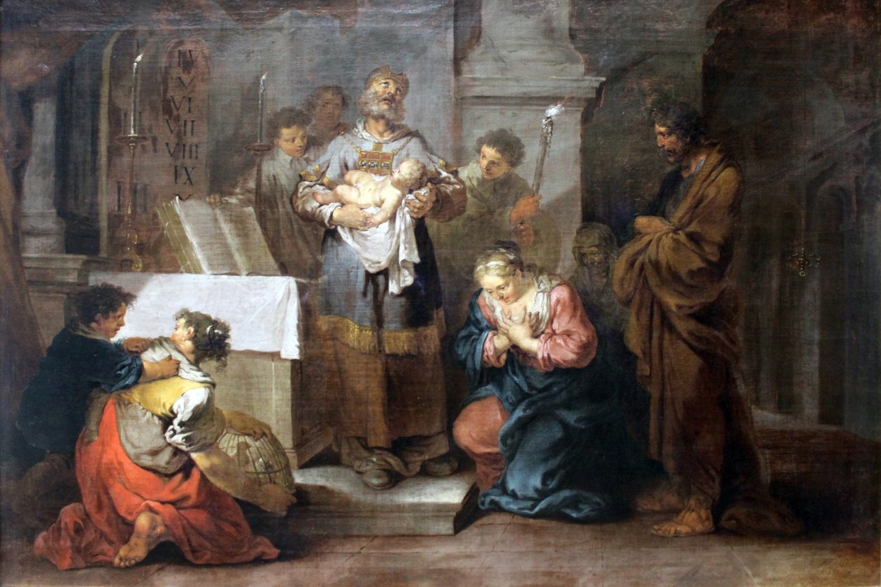 A apresentação no templo de Januarius Zick