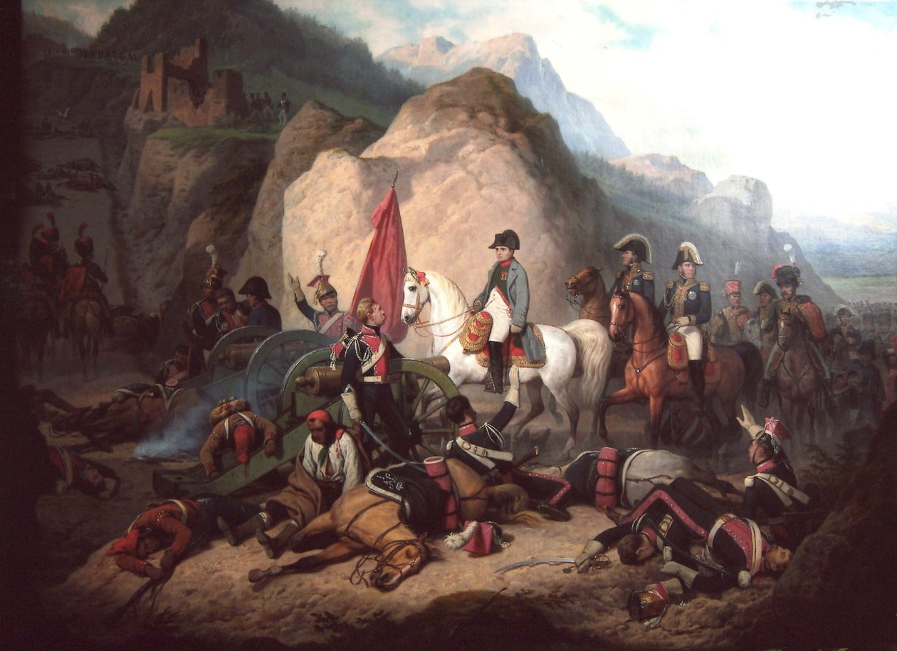 Napoleão no desfiladeiro de Somosierra de January Suchodolski
