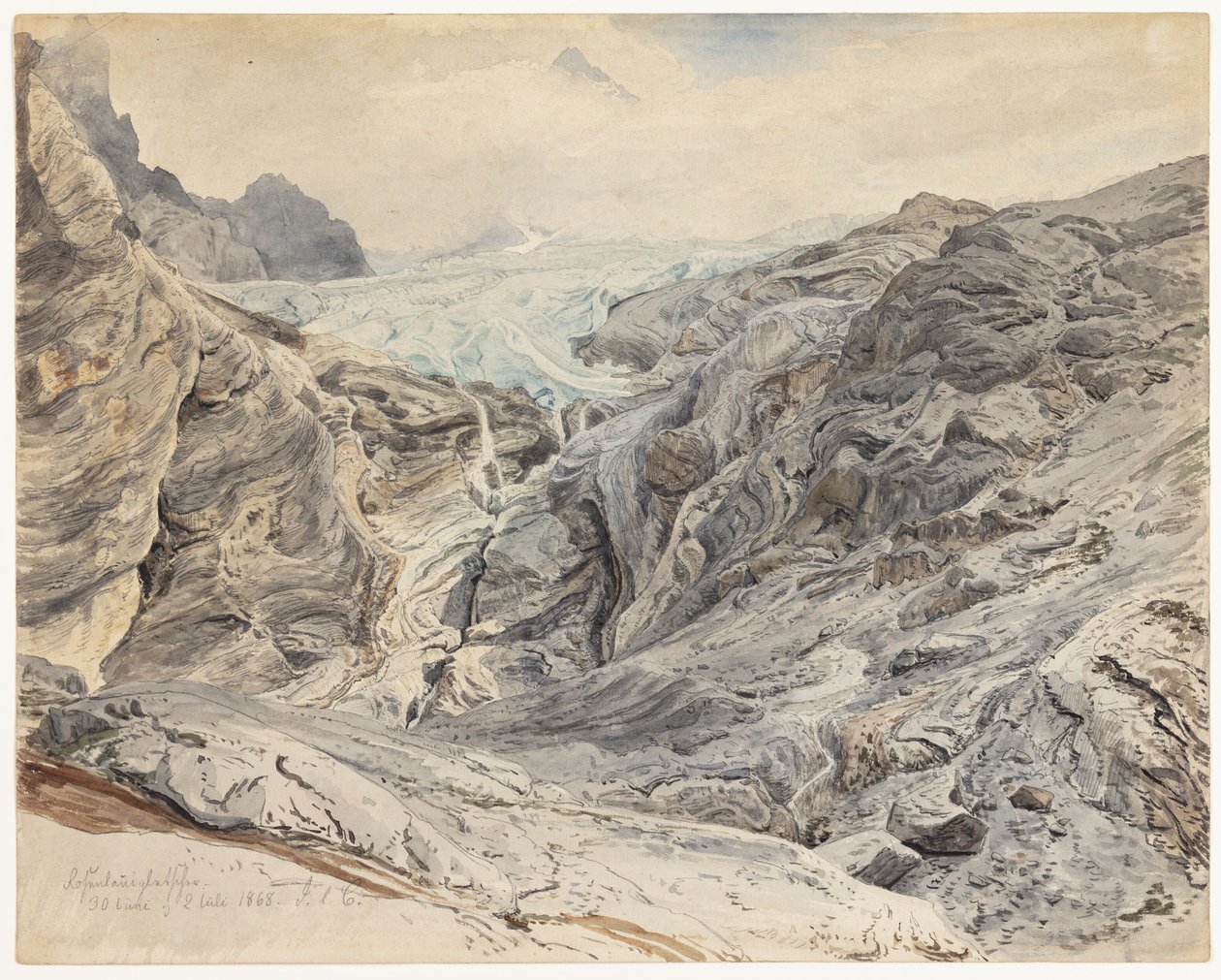 Rosenlaui Gletscher de Janus La Cour