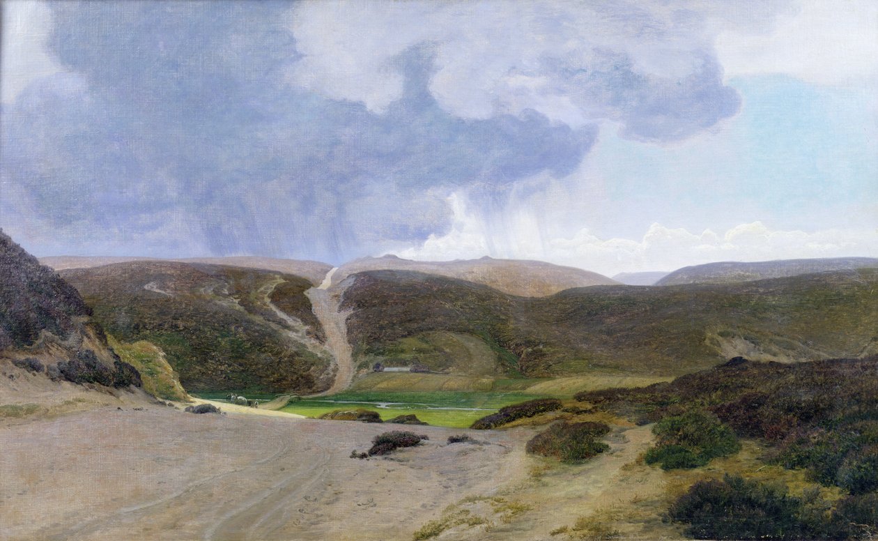Paisagem escandinava de Janus La Cour