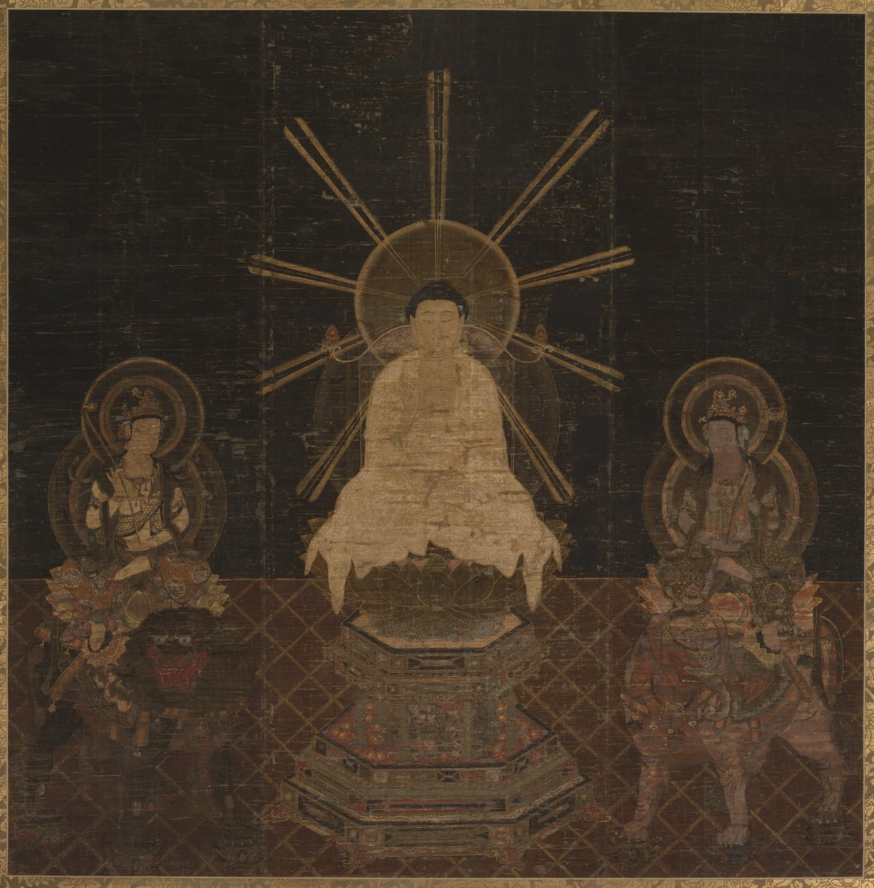 Tríade Shakyamuni de Japan, Kamakura period