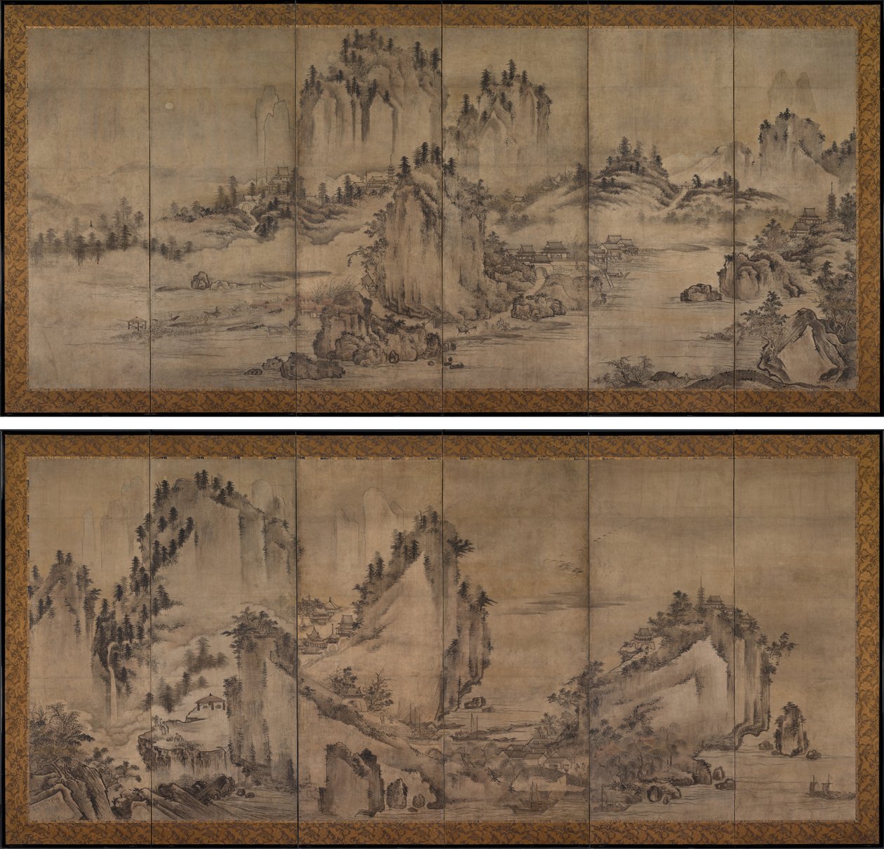 Paisagem de Japan, Muromachi period