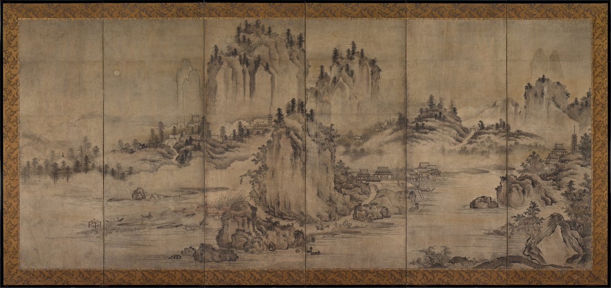 Paisagem de Japan, Muromachi period