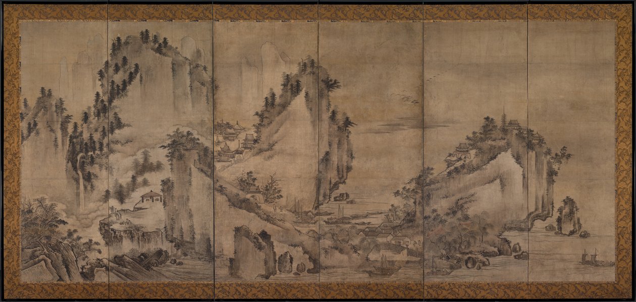 Paisagem de Japan, Muromachi period