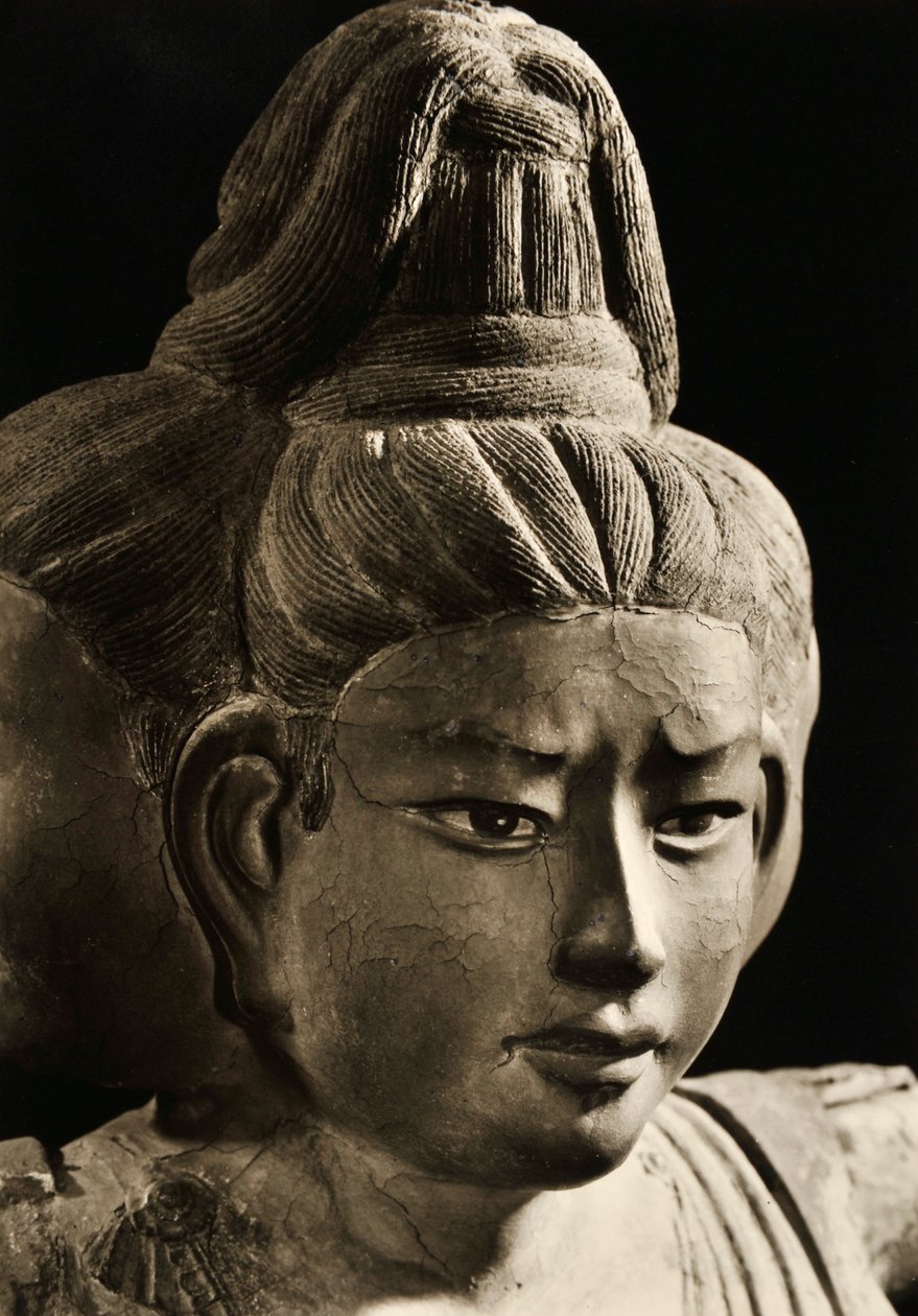 Ashura, do século VIII, Nara Period, Kofukuji, 1950 de Japanese Photographer