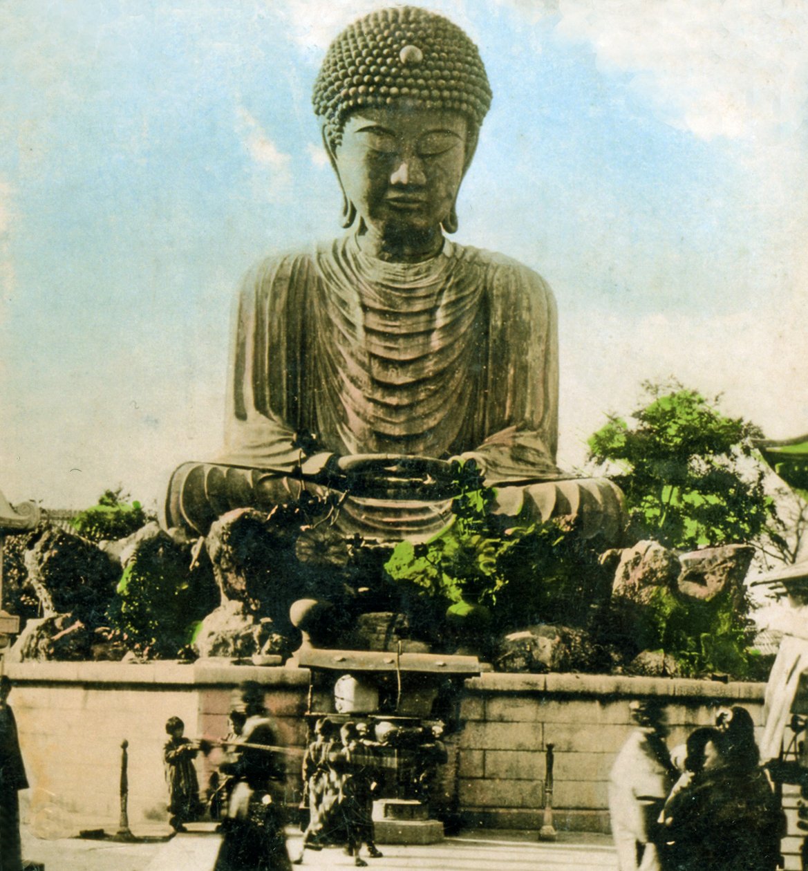 Buda, Kobe, c.1900 (foto do albume) de Japanese Photographer