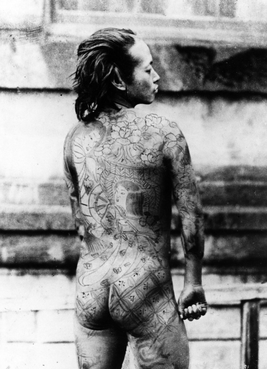 Tatuado Betto, c.1860-80 de Japanese Photographer