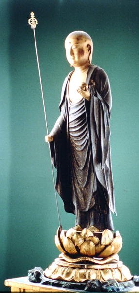 Jizo (madeira) de Japanese School