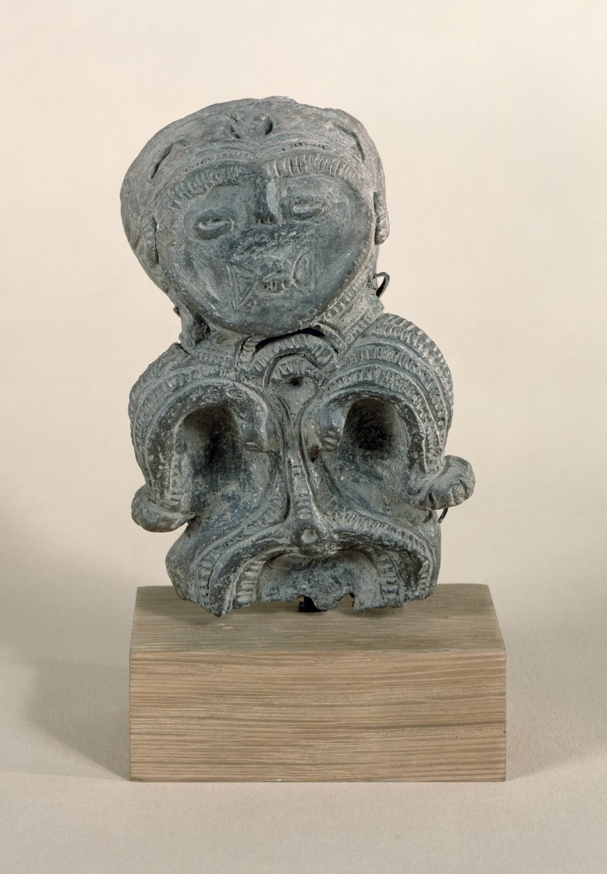 Estatueta de Jomon (louça de barro) de Japanese School
