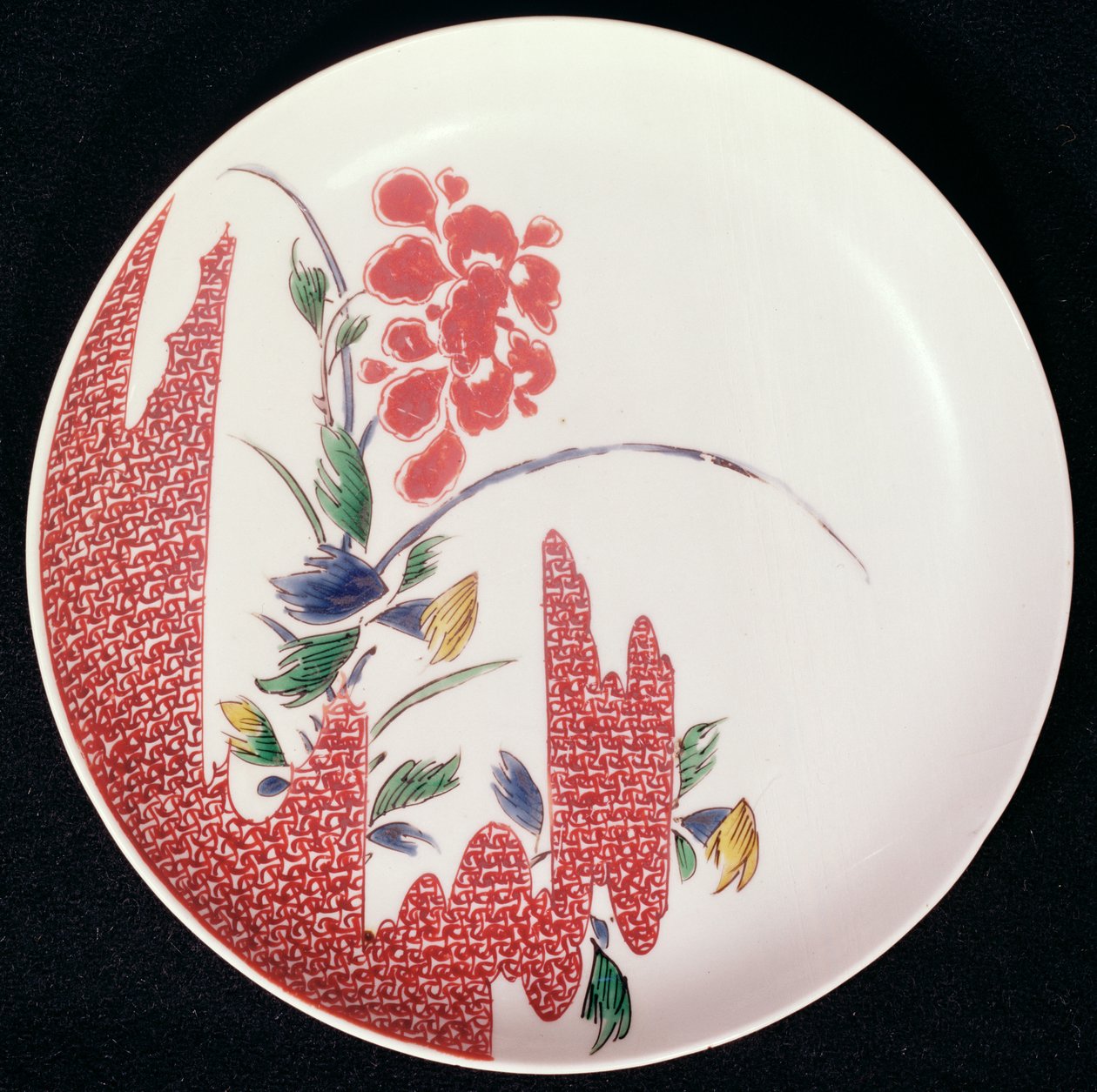 Placa de Nabeshima, c.1716-35 (porcelana) de Japanese School