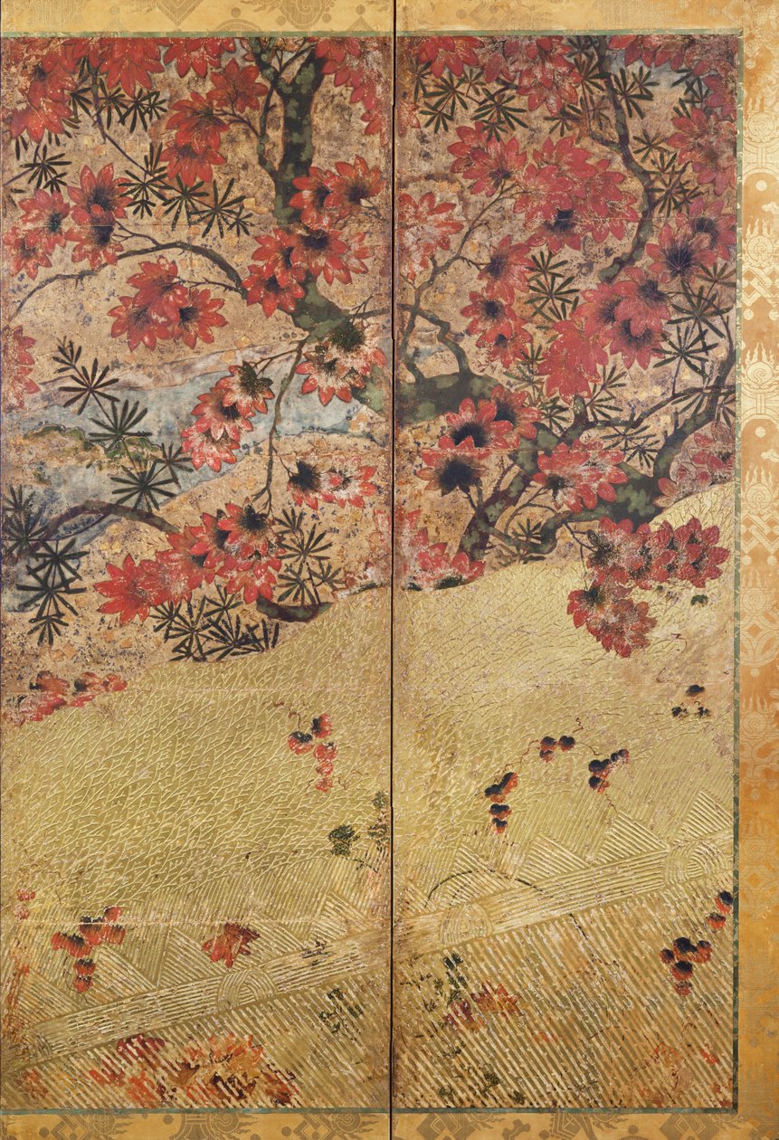 Plantas do outono, c.1550, de Japanese School